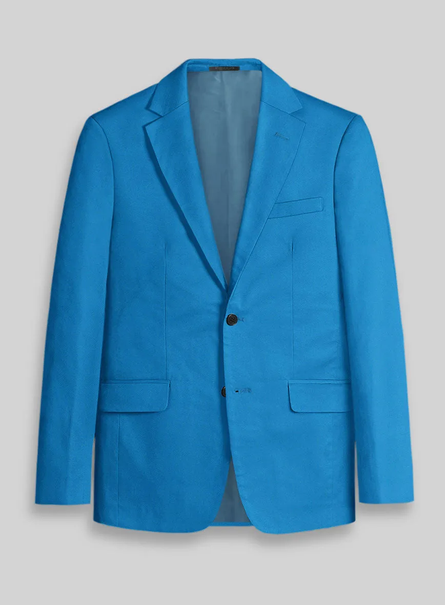 Azure Napoli Stretch Light Weight Cotton Suit