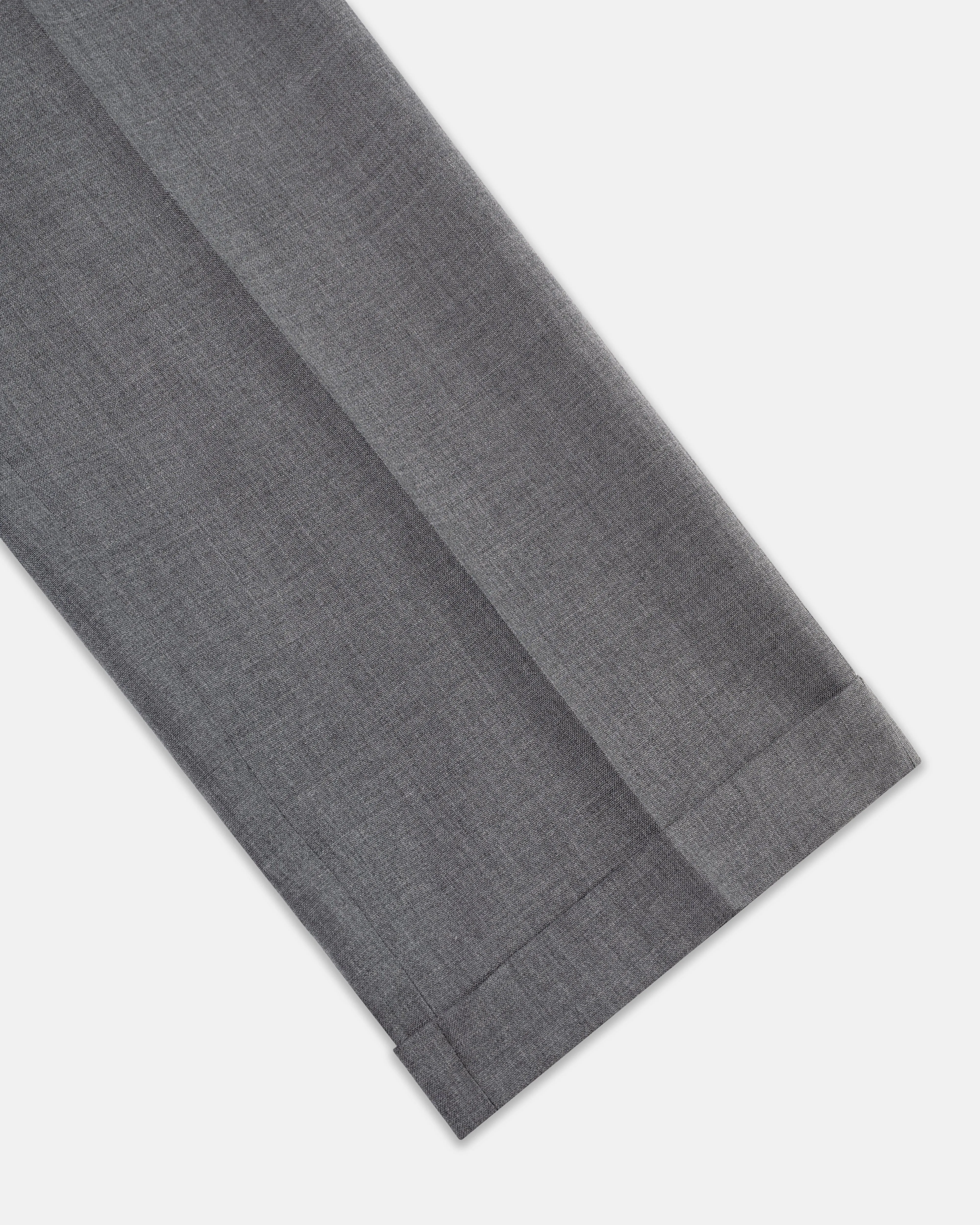 CAMBRIDGE GREY FOX AIR WOOL TROUSERS
