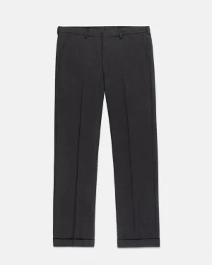 CHARCOAL GREY FOX AIR WOOL TROUSERS