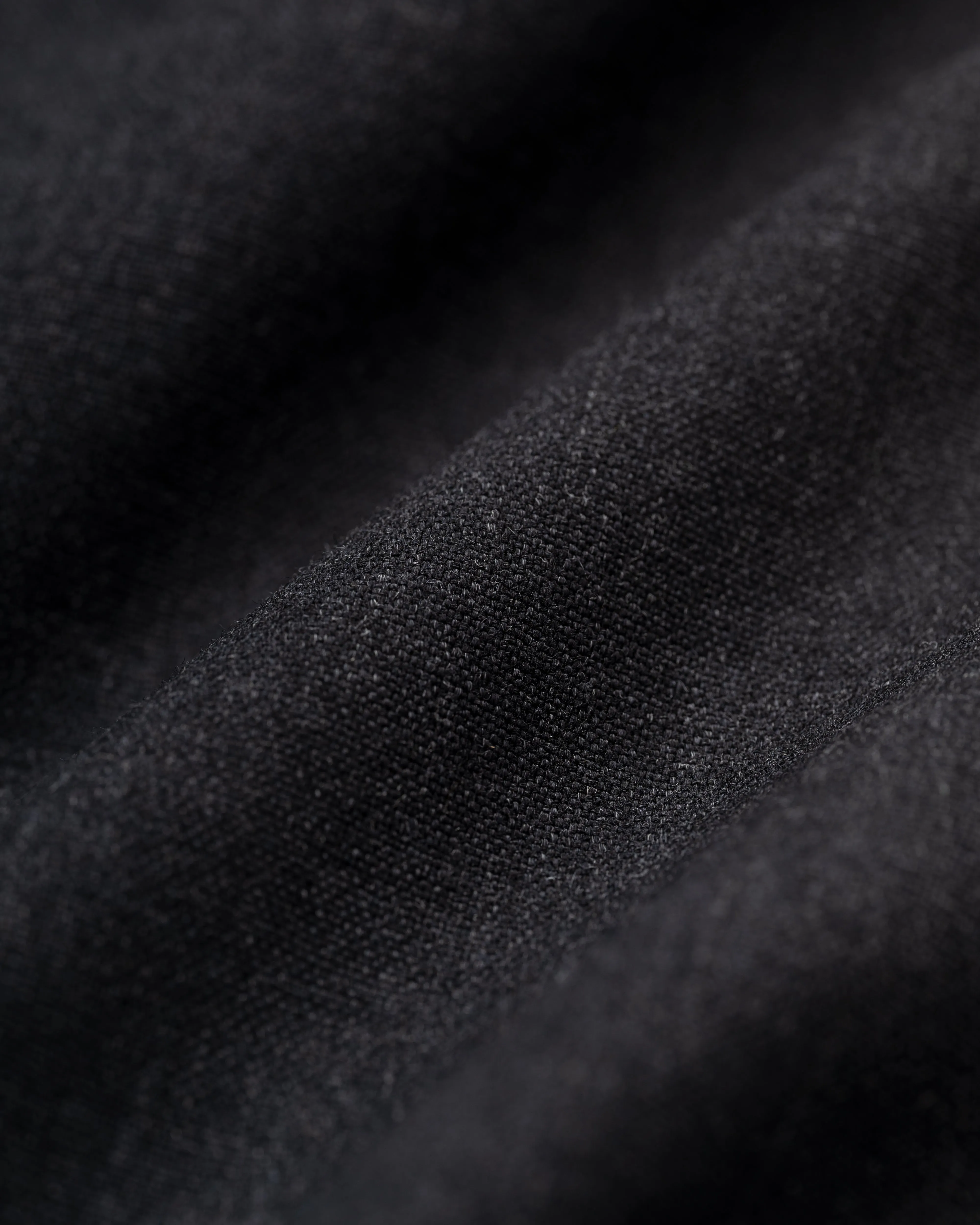CHARCOAL GREY FOX AIR WOOL TROUSERS