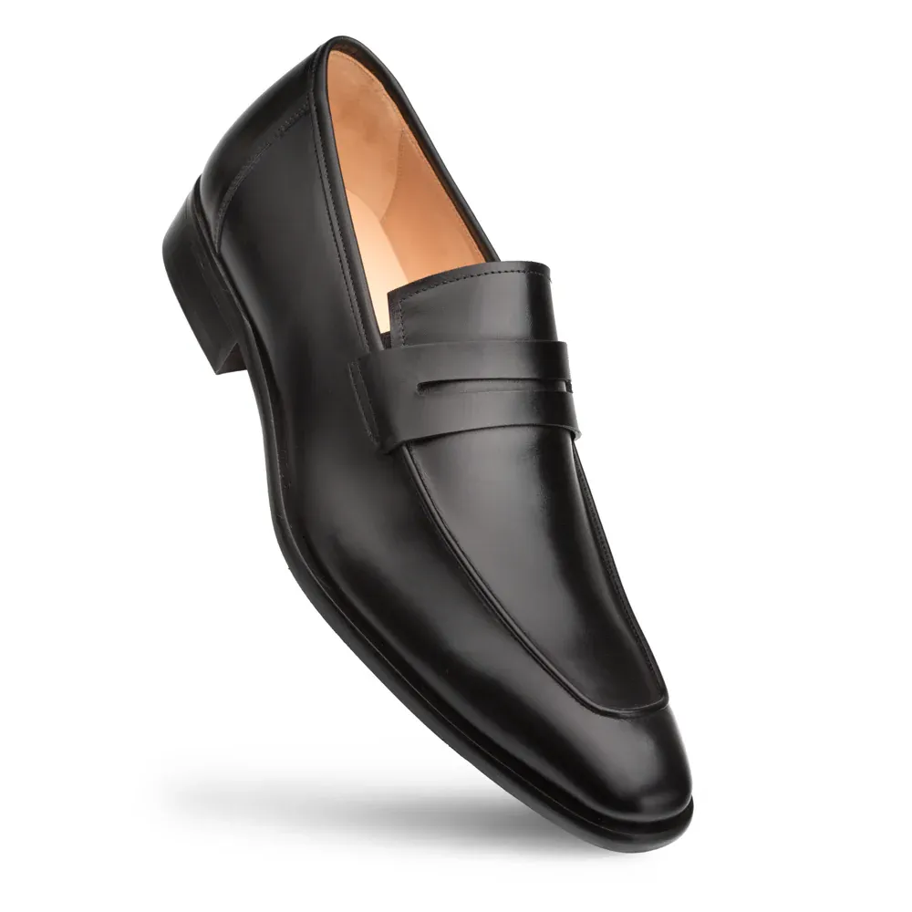 Mezlan Calfskin Penny Loafer