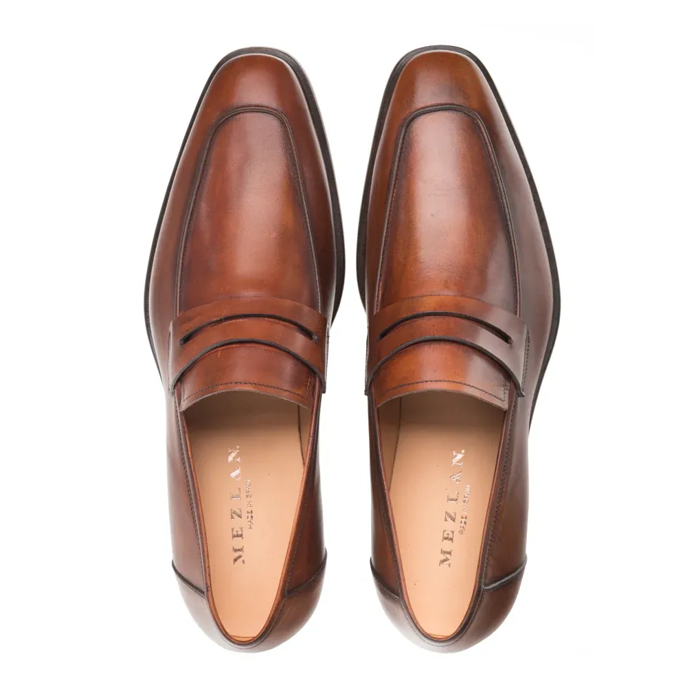 Mezlan Calfskin Penny Loafer
