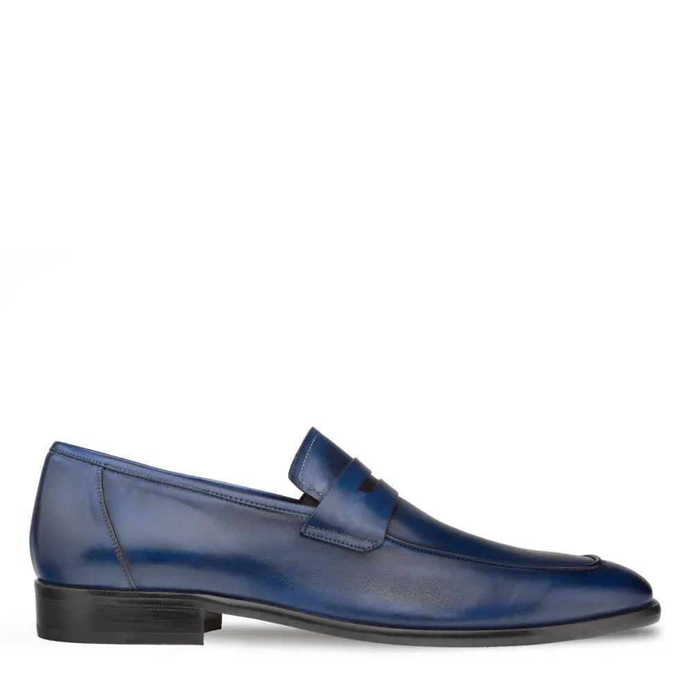 Mezlan Calfskin Penny Loafer
