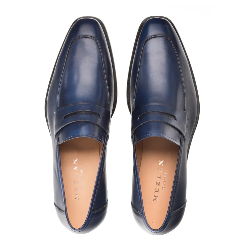 Mezlan Calfskin Penny Loafer