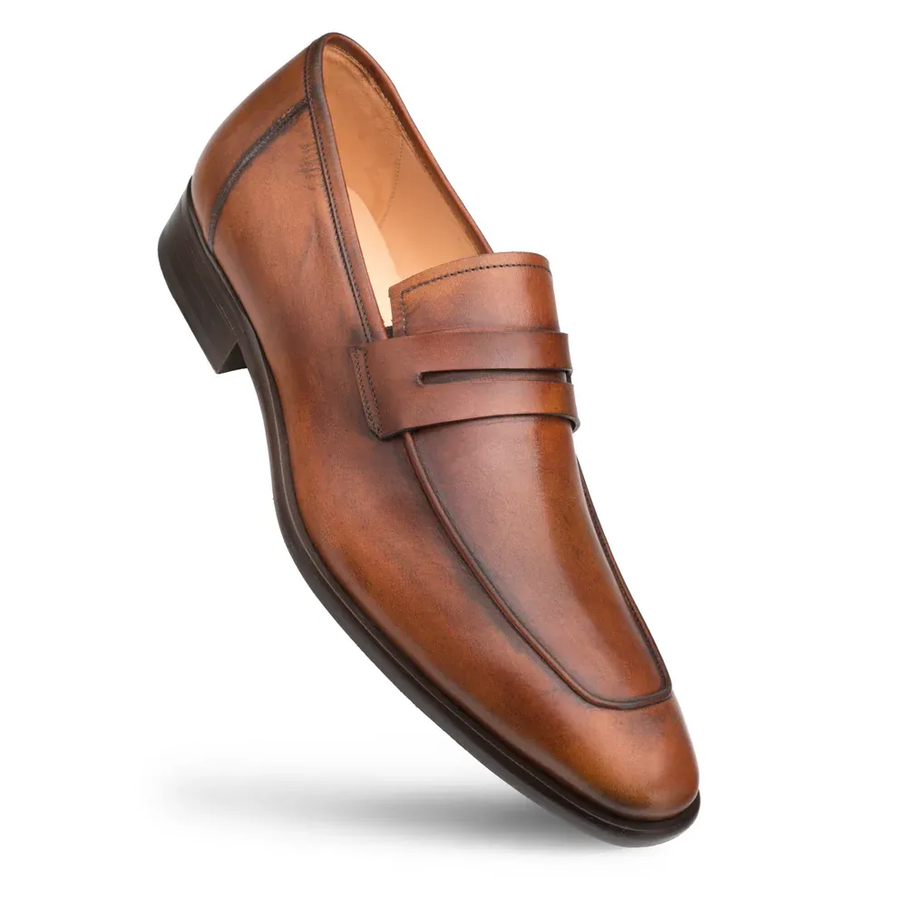 Mezlan Calfskin Penny Loafer