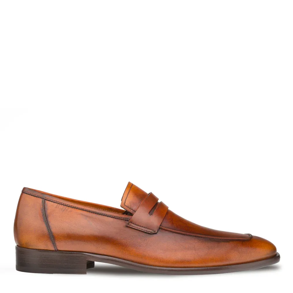 Mezlan Calfskin Penny Loafer