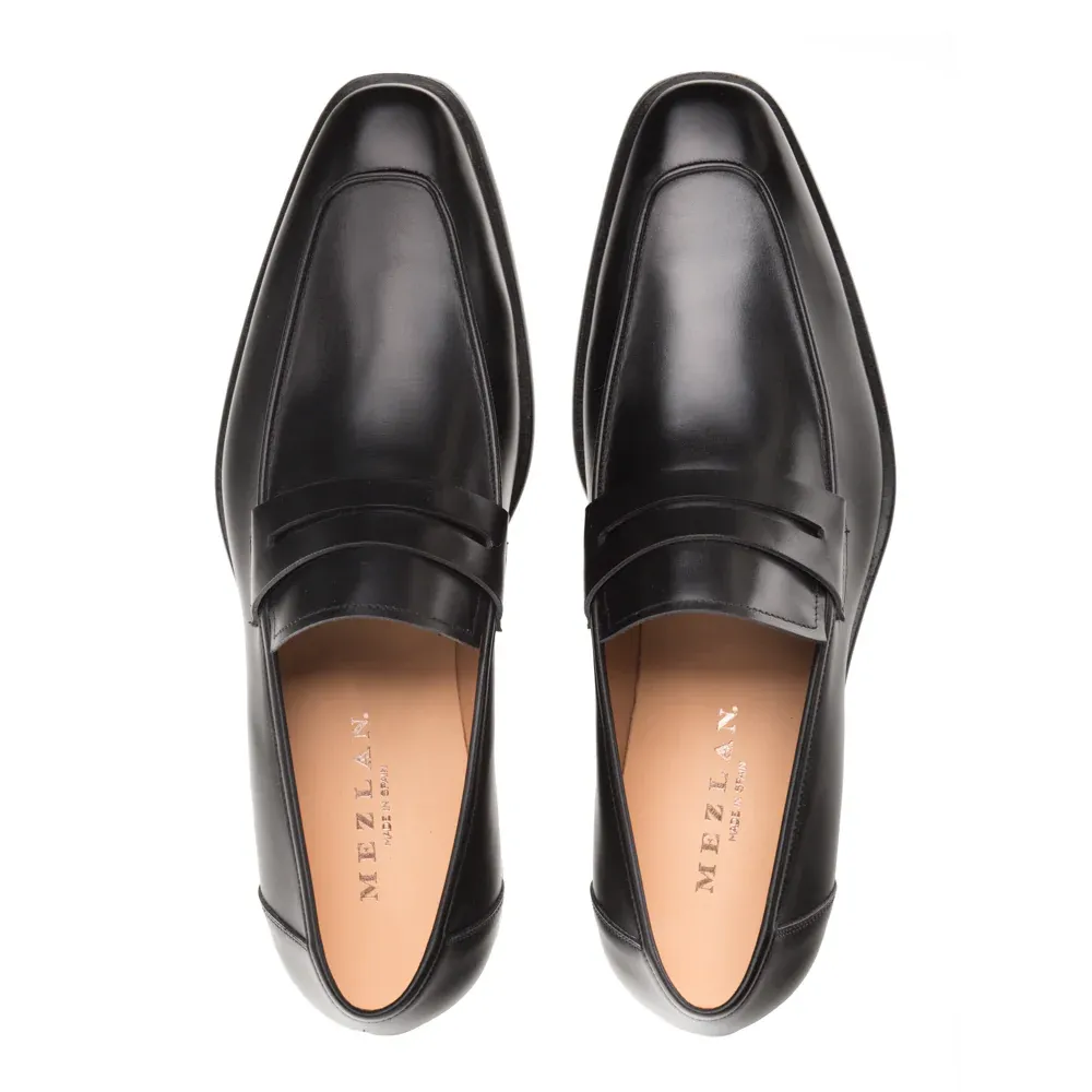 Mezlan Calfskin Penny Loafer