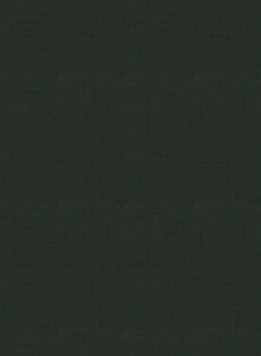Napolean Stretch Dark Green Wool Highland Trouser