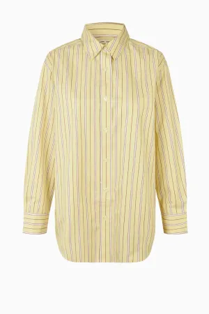 Samse Samse Salova Shirt - Dusty Yellow Stripe