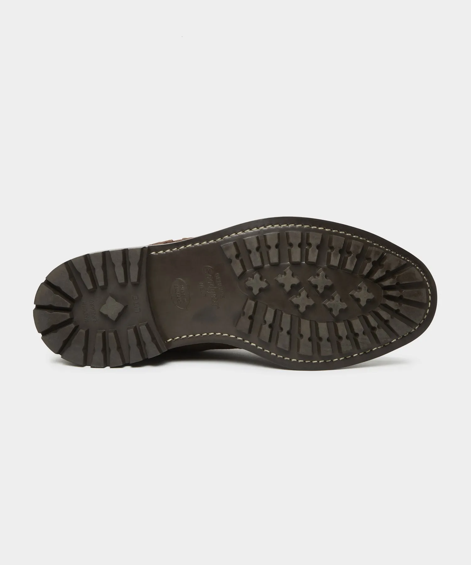 Todd Snyder x Tricker's Henry Wing Cap Chelsea Suede Boot