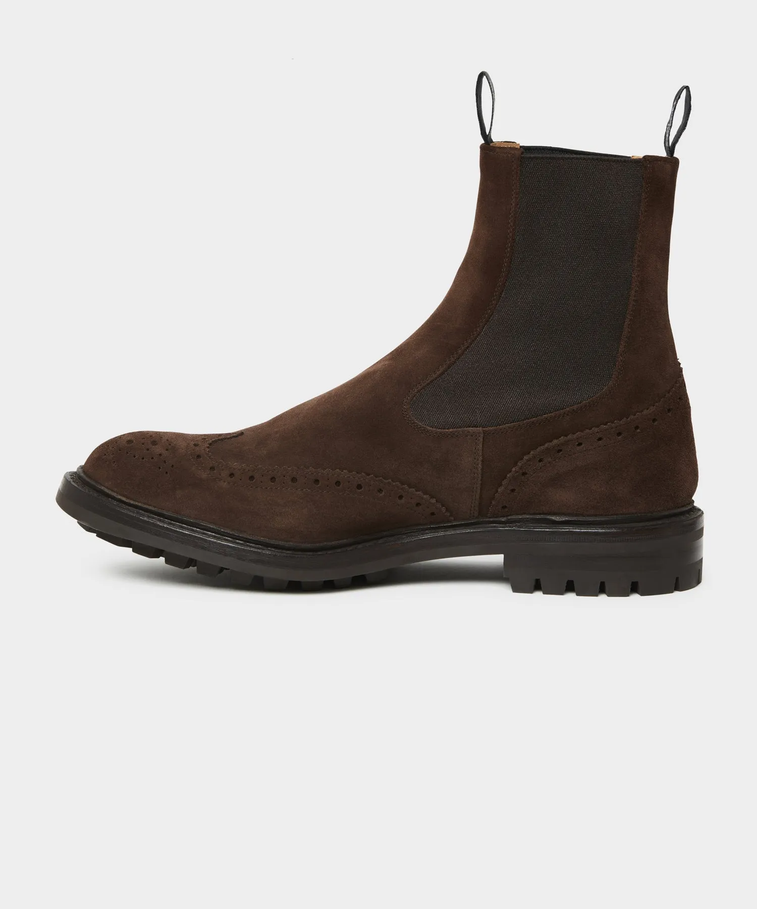 Todd Snyder x Tricker's Henry Wing Cap Chelsea Suede Boot